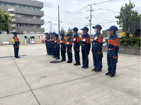 規律訓練を実施している写真