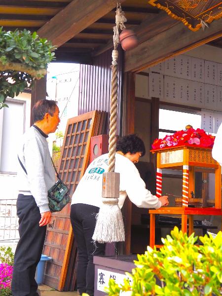 参拝者の様子