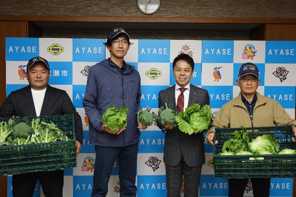 表敬訪問の様子