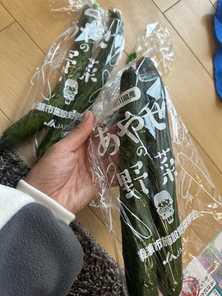 無料配布されたきゅうり