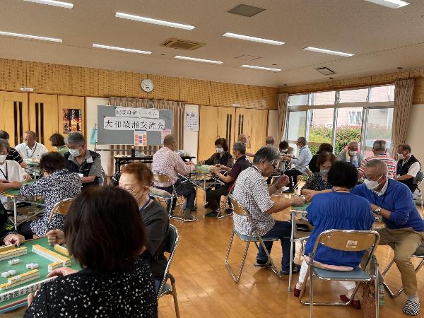 綾瀬・大和健康麻雀サークル交流会の様子