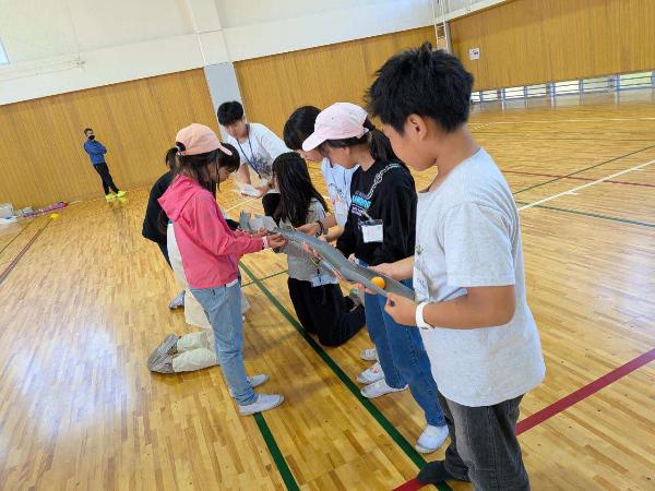 運動会（パイプライン）の様子