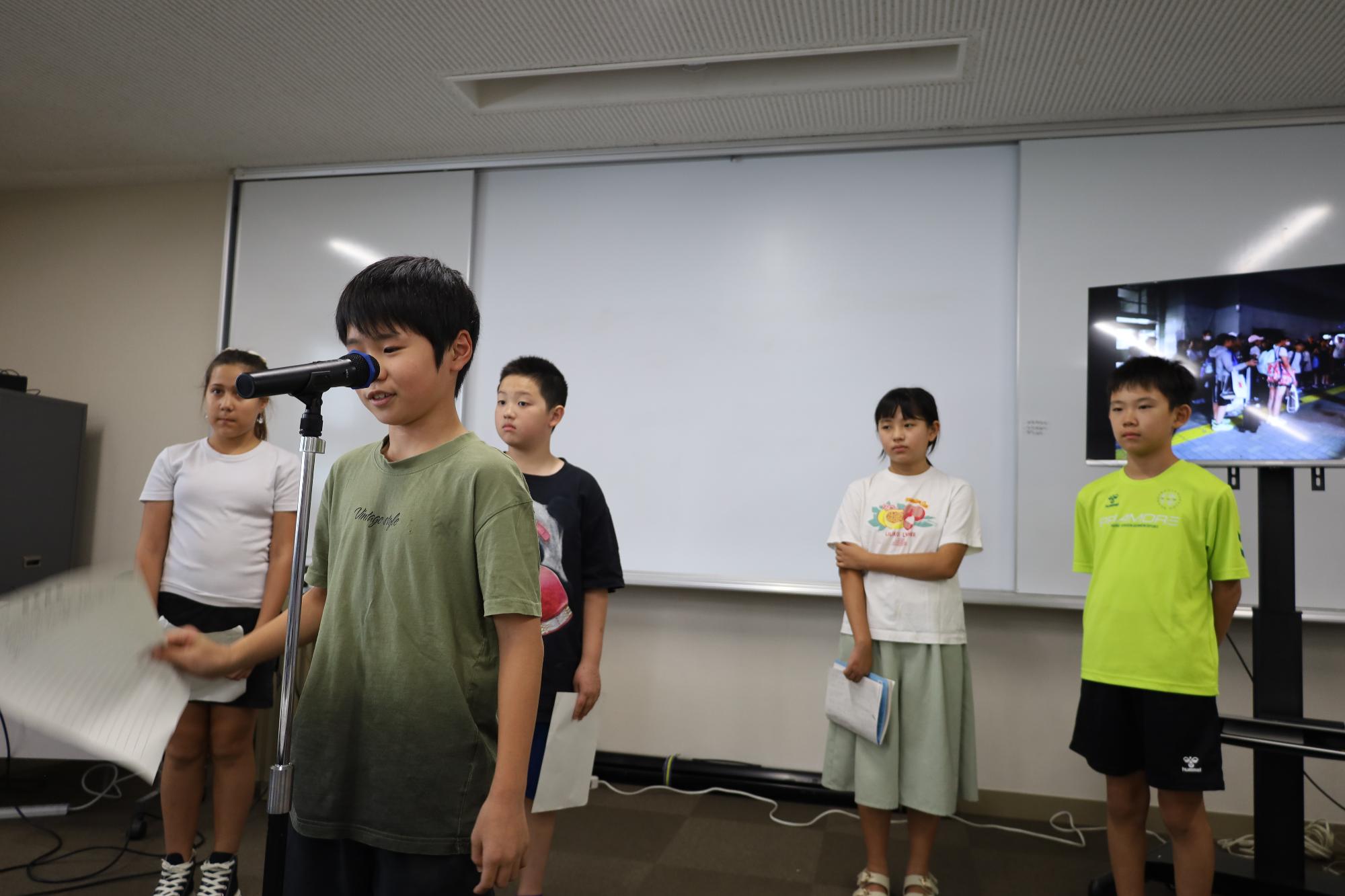 グループ発表の様子