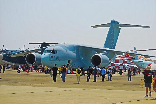 日米親善春祭りの飛行機