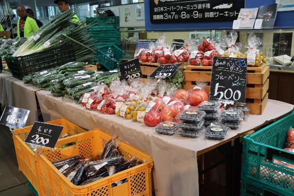 地産地消フェアの様子
