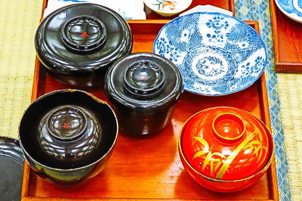 展示された陶芸品