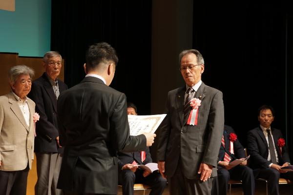 綾瀬市表彰式典の様子