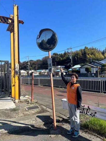 反射鏡点検の様子