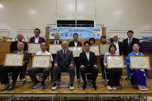 スポーツ協会功労者表彰受賞者の皆さん