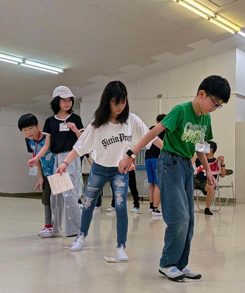 運動会(マシュマロリバーゲーム)の様子