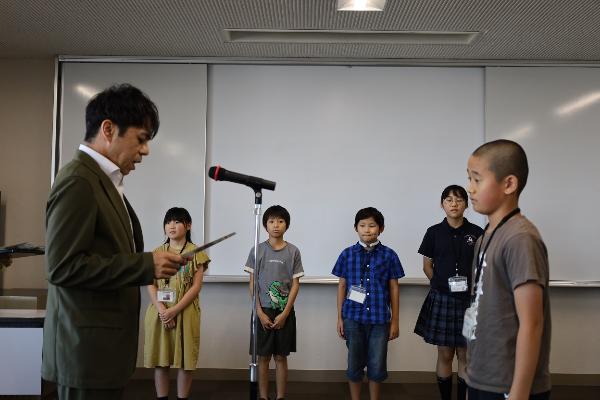 あやせっ子平和学習生修了式の様子
