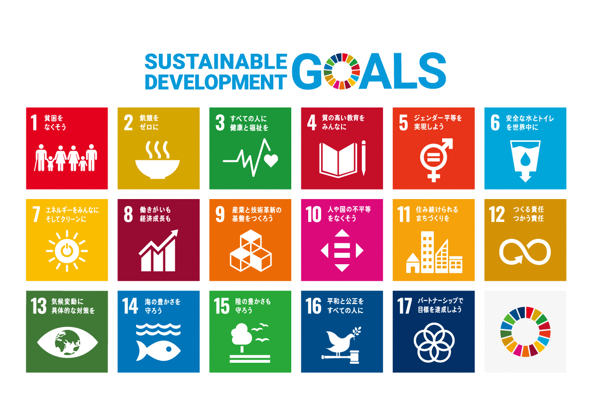 SDGs17の目標とロゴ