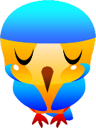 お辞儀をする綾瀬市マスコットキャラクターあやぴぃ