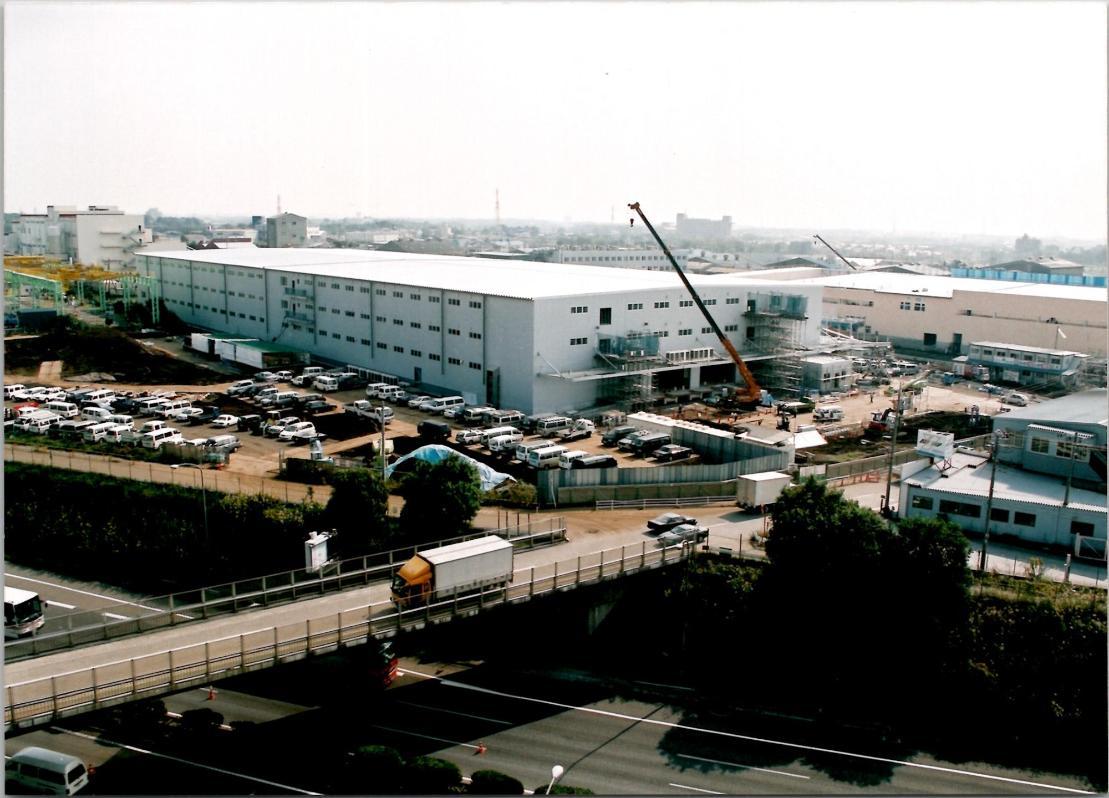 平成14年 拡充される工業団地(早川）